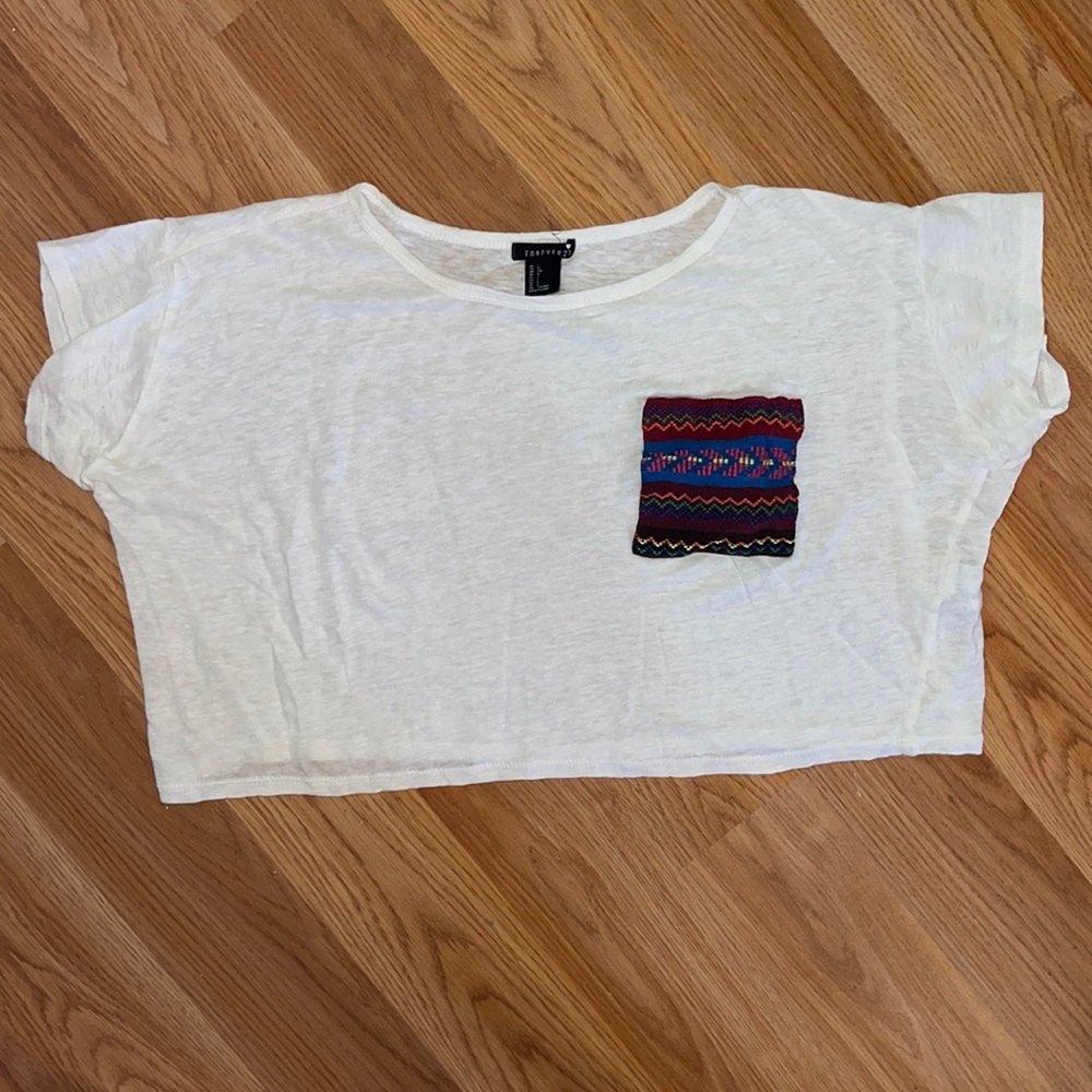 White Crop Top